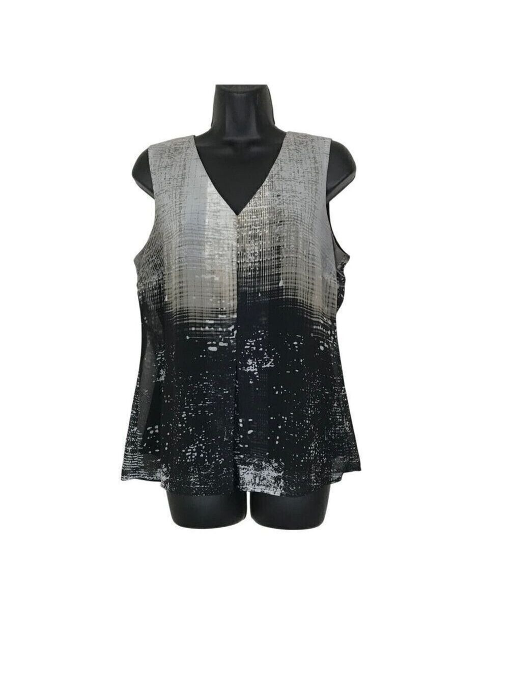 Iris Setlakwe Vibrant Flowing Neutral Top Size 10
